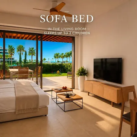 Appartement Lolabeachfront - Indoor Heated Pool & - Premium Gym - Private Garden - 5 Min Train To Airport *